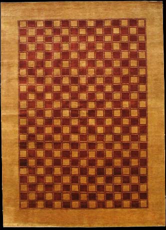 Gabbeh-Loribaff - Teppich aus Indien,  Neuseelandwolle, Größe: 176x245cm Sonderpreis: € 1.322,-
