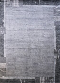 Linie-Natur-fein - Teppich aus Indien,  Schafwolle/Viskose, Größe: 250x344cm Sonderpreis: € 1.803,-