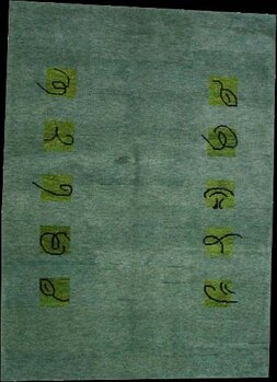 Gabbeh-Jumbo - Teppich aus Indien,  Schurwolle, Größe: 175x241cm Sonderpreis: € 443,-