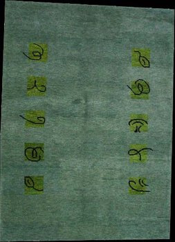 Gabbeh-Jumbo - Teppich aus Indien,  Schurwolle, Größe: 175x241cm Sonderpreis: € 443,-