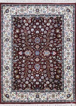 Hereke - Teppich aus Indien,  Neuseelandwolle, Größe: 96x128cm Sonderpreis: € 579,-