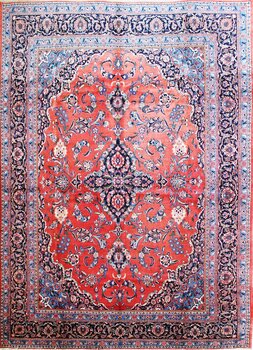 Keschan - Teppich aus Orient,  Schurwolle, Größe: 335x440cm Sonderpreis: € 3.091,-