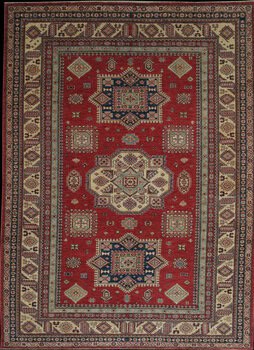 Kazak Exklusiv - Teppich aus Afghanistan ,  Ghazniwolle, Größe: 215x290cm Sonderpreis: € 2.205,-