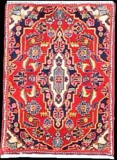Keschan - Teppich aus Orient,  Schurwolle, Größe: 61x83cm Sonderpreis: € 163,-