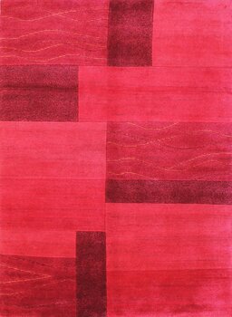 Tibet-Color - Teppich aus Indien,  Schafwolle/Viskose, Größe: 172x235cm Sonderpreis: € 848,-
