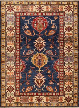 Kazak Exklusiv - Teppich aus Afghanistan ,  Ghazniwolle, Größe: 100x134cm Sonderpreis: € 526,-