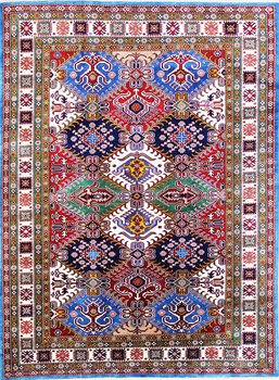 Kazak Exklusiv - Teppich aus Afghanistan ,  Ghazniwolle, Größe: 177x235cm Sonderpreis: € 1.634,-