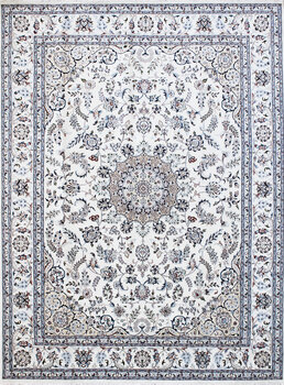 Nain - Teppich aus Indien,  Schafwolle/Seide, Größe: 266x362cm Sonderpreis: € 3.783,-