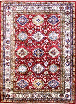 Kazak Exklusiv - Teppich aus Afghanistan ,  Ghazniwolle, Größe: 186x241cm Sonderpreis: € 1.761,-