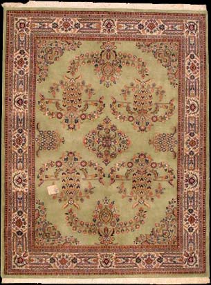 Sarough - Teppich aus Indien,  Neuseelandwolle, Größe: 151x196cm Sonderpreis: € 652,-