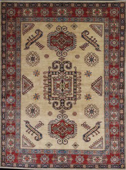 Kazak Exklusiv - Teppich aus Afghanistan ,  Ghazniwolle, Größe: 170x231cm Sonderpreis: € 1.389,-