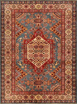 Kazak Exklusiv - Teppich aus Afghanistan ,  Ghazniwolle, Größe: 151x203cm Sonderpreis: € 1.204,-
