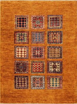 Gabbeh-Loribaff - Teppich aus Afghanistan ,  Ghazniwolle, Größe: 88x116cm Sonderpreis: € 508,-