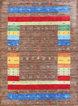 Gabbeh-Loribaff - Teppich aus Indien,  Schurwolle, Größe: 151x201cm Sonderpreis: € 636,-