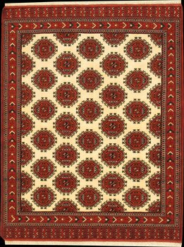 Turkmene - Teppich aus Orient,  Schurwolle, Größe: 120x153cm Sonderpreis: € 424,-