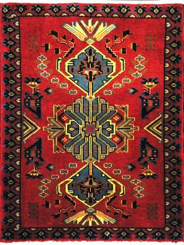 Turkmene - Teppich aus Orient,  Schurwolle, Größe: 75x97cm Sonderpreis: € 191,-
