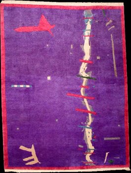 Donau - Teppich aus Tibet,  Neuseelandwolle, Größe: 225x290cm Sonderpreis: € 1.334,-