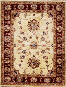 Ziegler-Chobi - Teppich aus Afghanistan ,  Ghazniwolle, Größe: 92x117cm Sonderpreis: € 423,-