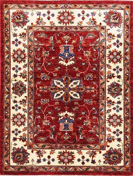 Ziegler-Chobi - Teppich aus Afghanistan ,  Ghazniwolle, Größe: 113x148cm Sonderpreis: € 657,-