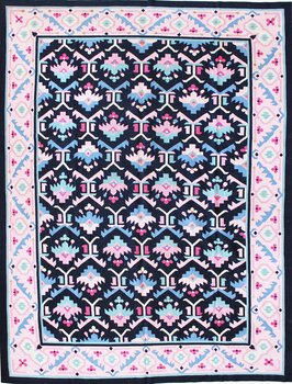 Kelim - Teppich aus Indien,  Schurwolle, Größe: 268x348cm Sonderpreis: € 492,-