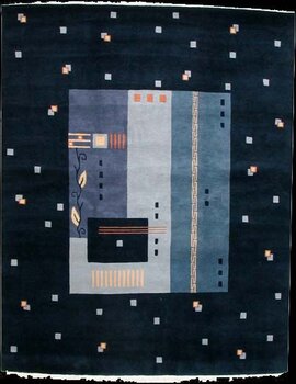 Anapurna - Teppich aus Nepal,  Schurwolle, Größe: 205x257cm Sonderpreis: € 471,-