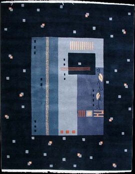 Anapurna - Teppich aus Nepal,  Schurwolle, Größe: 203x254cm Sonderpreis: € 461,-