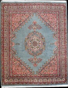 Sarough - Teppich aus Indien,  Neuseelandwolle, Größe: 208x257cm Sonderpreis: € 1.177,-