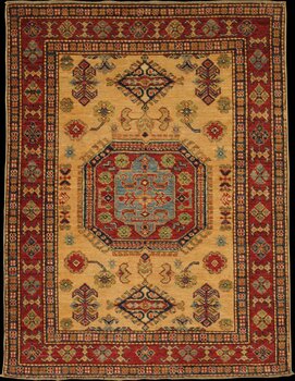Kazak Exklusiv - Teppich aus Afghanistan ,  Ghazniwolle, Größe: 98x129cm Sonderpreis: € 457,-