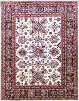 Kazak Exklusiv - Teppich aus Afghanistan ,  Ghazniwolle, Größe: 251x303cm Sonderpreis: € 2.988,-