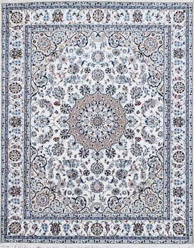 Nain - Teppich aus Indien,  Schafwolle/Seide, Größe: 204x257cm Sonderpreis: € 2.060,-