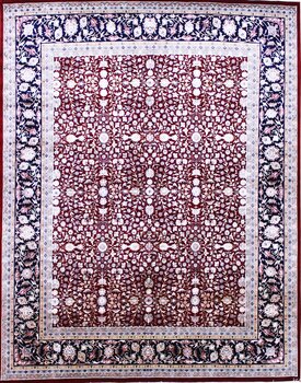 Hereke - Teppich aus Indien,  Neuseelandwolle, Größe: 251x305cm Sonderpreis: € 3.608,-