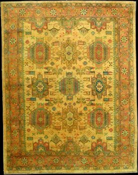 Turkmene - Teppich aus Indien,  Schurwolle, Größe: 195x249cm Sonderpreis: € 752,-