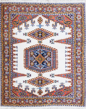 Wiss - Teppich aus Indien,  Schurwolle, Größe: 208x250cm Sonderpreis: € 547,-