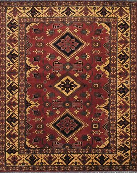 Kargai - Teppich aus Afghanistan ,  Schurwolle, Größe: 241x309cm Sonderpreis: € 1.951,-