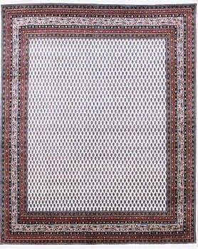 Mir - Teppich aus Indien,  Schurwolle, Größe: 203x237cm Sonderpreis: € 1.513,-