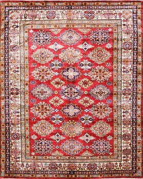 Kazak Exklusiv - Teppich aus Afghanistan ,  Ghazniwolle, Größe: 151x187cm Sonderpreis: € 1.109,-