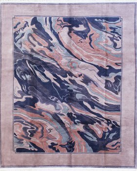 Tibet-Color - Teppich aus Nepal,  Schurwolle, Größe: 253x297cm Sonderpreis: € 1.576,-