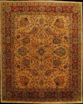 Turkmene - Teppich aus Indien,  Schurwolle, Größe: 209x256cm Sonderpreis: € 828,-