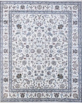 Nain - Teppich aus Indien,  Schafwolle/Seide, Größe: 244x293cm Sonderpreis: € 2.809,-