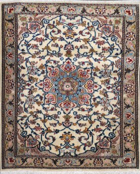Keschan - Teppich aus Orient,  Schurwolle, Größe: 102x121cm Sonderpreis: € 323,-
