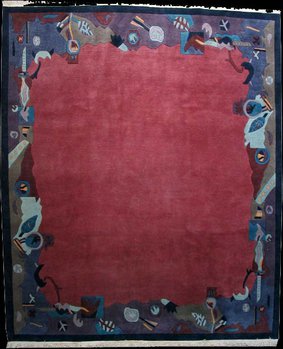 Tibet-Color - Teppich aus Nepal,  Schurwolle, Größe: 257x304cm Sonderpreis: € 923,-
