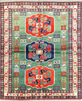 Afghan - Teppich aus Afghanistan ,  Schurwolle, Größe: 171x198cm Sonderpreis: € 710,-