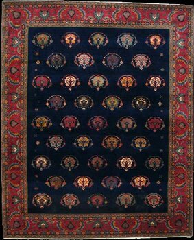 Gabbeh-Loribaff - Teppich aus Indien,  Schurwolle, Größe: 202x246cm Sonderpreis: € 769,-