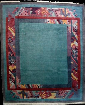 Tibet-Color - Teppich aus Nepal,  Schurwolle, Größe: 254x306cm Sonderpreis: € 919,-