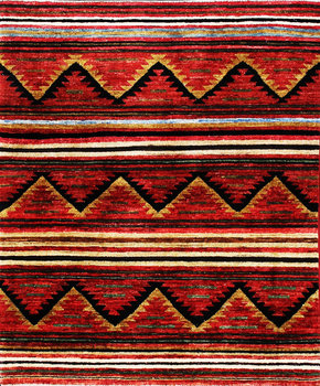 Gabbeh-Loribaff - Teppich aus Afghanistan ,  Ghazniwolle, Größe: 101x119cm Sonderpreis: € 598,-