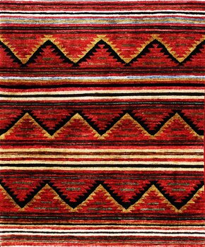 Gabbeh-Loribaff - Teppich aus Afghanistan ,  Ghazniwolle, Größe: 101x119cm Sonderpreis: € 598,-