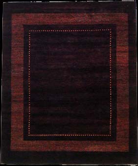 Gabbeh-Loribaff - Teppich aus Indien,  Schurwolle, Größe: 150x181cm Sonderpreis: € 832,-