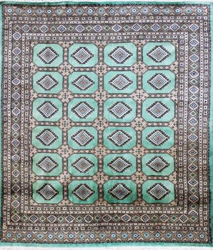 Bochara - Teppich aus Pakistan,  Schurwolle, Größe: 199x230cm Sonderpreis: € 960,-