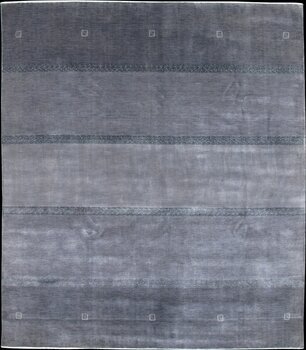 Gabbeh-Loom - Teppich aus Indien,  Neuseelandwolle, Größe: 259x301cm Sonderpreis: € 1.472,-