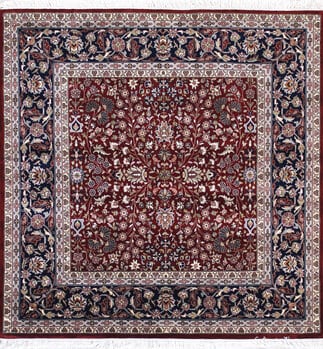 Hereke - Teppich aus Indien,  Schurwolle, Größe: 151x154cm Sonderpreis: € 1.096,-